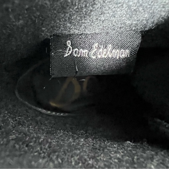 SAM EDELMAN Manchester Black leather & Suede Combat Style Lace up boot - Picture 2 of 7